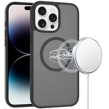 For iPhone 14 PRO MAX 6.7 in. Case Magnetic Circle Soft Touch Translucent Cover