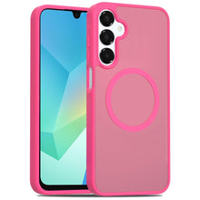For Samsung A16 5G Case Magnetic Circle Soft Touch Translucent +Tempered Glass