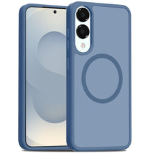 For Samsung S25 Edge Case Magnetic Circle Soft Touch Translucent +Tempered Glass