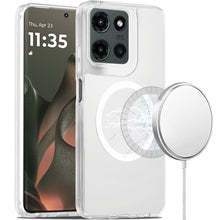 For Motorola Edge 2025 Case Magnetic Circle Soft Smooth Translucent Phone Cover