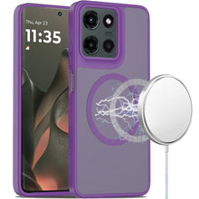 For Motorola Edge 2025 Case Magnetic Circle Soft Smooth Translucent Phone Cover