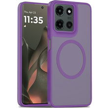 For Motorola Edge 2025 Case Magnetic Circle Soft Smooth Translucent Phone Cover