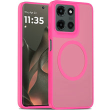 For Motorola Edge 2025 Case Magnetic Circle Soft Smooth Translucent Phone Cover