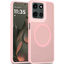 For Motorola Edge 2025 Case Magnetic Circle Soft Smooth Translucent Phone Cover