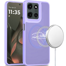 For Motorola Edge 2025 Case Magnetic Circle Soft Smooth Translucent Phone Cover