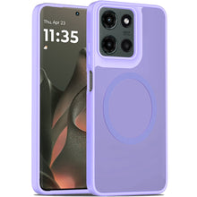 For Motorola Edge 2025 Case Magnetic Circle Soft Smooth Translucent Phone Cover