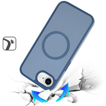 For iPhone 16e Case Magnetic Circle Soft Touch Translucent Cover +Tempered Glass