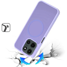 For Moto G Stylus 2025 Case Magnetic Circle Soft Translucent + Tempered Glass
