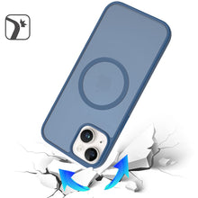 For iPhone 15 Case Magnetic Circle Soft Touch Translucent + 2 Tempered Glass