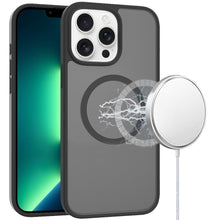 For iPhone 13 Pro Max 6.7 inch Case Magnetic Circle Soft Touch Translucent Cover