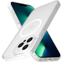 For iPhone 13 Pro Max 6.7 inch Case Magnetic Circle Soft Touch Translucent Cover