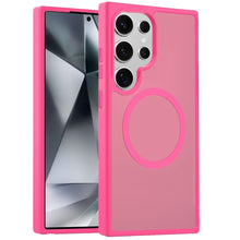 Samsung Galaxy S24 Ultra Case Magnetic Circle Soft Touch Translucent Phone Cover