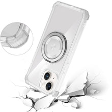 For iPhone 15 Case Shock absorbing Magnetic Circle Cover + 2 Tempered Glass