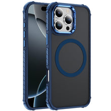 For iPhone 16 PRO MAX Case Metal Lens Stand Cover Magnet Circle + Tempered Glass