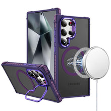 Samsung Galaxy S24 Ultra Case Metal Rear Camera Lens Stand Cover Magnetic Circle