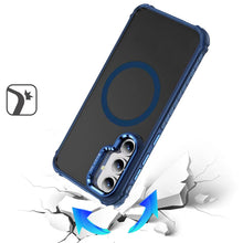 For Samsung S25/S24 Case Metal Lens Stand Cover Magnetic Circle + Tempered Glass