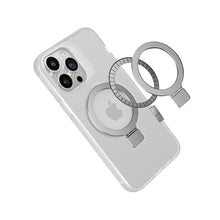 For iPhone 14 PRO MAX 6.7 in. Case Soft Touch Cover Magnetic Circle Metal Stand