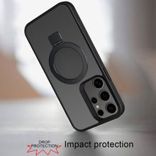 For Samsung Galaxy S24+ Plus Case Soft Touch Magnetic Charging Stand Hybrid