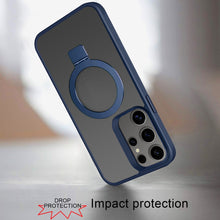 For Samsung Galaxy S24+ Plus Case Soft Touch Magnetic Charging Stand Hybrid