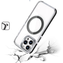 For iPhone 15 Pro Max Case Magnetic Circle Camera Lens Stand + 2 Tempered Glass