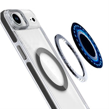 For iPhone Air Case Magnetic Color Circle w/ Camera Lens Stand + Tempered Glass