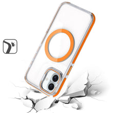 For iPhone 16 Plus 6.7in Case Camera Lens Stand Magnetic Circle + Tempered Glass