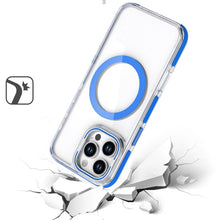 For iPhone 16 Pro 6.3in Case Magnetic Circle Camera Lens Stand + Tempered Glass