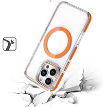 For iPhone 16 Pro 6.3in Case Magnetic Circle Camera Lens Stand + Tempered Glass