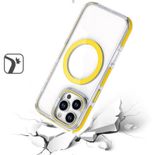 For iPhone 16 Pro 6.3in Case Magnetic Circle Camera Lens Stand + Tempered Glass