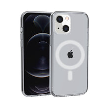 For iPhone 15 Pro Max Case Magnet Circle Glitter Translucent+2 Screen Protectors