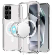 For Samsung Galaxy S24 Ultra Case Magnetic Charging Thick 3mm Translucent Cover