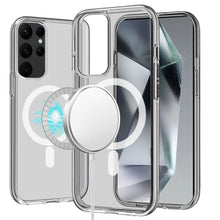 For Samsung Galaxy S24 Ultra Case Magnetic Charging Thick 3mm Translucent Cover