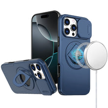 For iPhone 16 Pro 6.3in Case Full Protection w/ Magnetic Circle + Tempered Glass