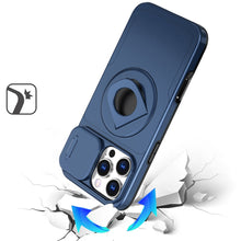 For iPhone 16 Pro 6.3in Case Full Protection w/ Magnetic Circle + Tempered Glass
