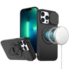 For iPhone 13 Pro Max 6.7 inch Case Protective Cover with Stand Magnetic Circle