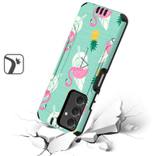 For Samsung A25 5G Case Metallic Rugged Hybrid Phone Cover + Tempered Glass