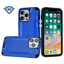 For iPhone 15 PLUS Case Metallic Rugged Hybrid Phone Cover + 2 Tempered Glass