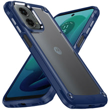 For Moto G 5G (2024) Case w/ Metal Buttons and Raised Camera Lip +Tempered Glass