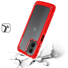 For Moto G Stylus 5G 2024 Case Metal Buttons Raised Camera Lip + Tempered Glass