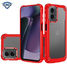 For Moto G Stylus 5G 2024 Case Metal Buttons Raised Camera Lip + Tempered Glass