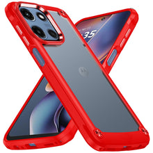 For Moto G 2025 Case with Metal Buttons and Raised Camera Lip + Tempered Glass