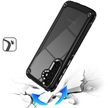 For Samsung A26 5G Case w/ Metal Buttons and Raised Camera Lip + Tempered Glass