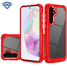 For Samsung A36 Case with Metal Buttons and Raised Camera Lip + Tempered Glass