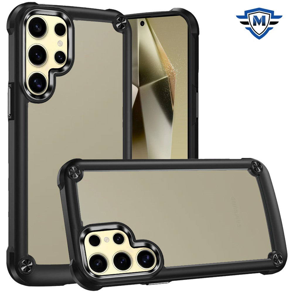 For Samsung Galaxy S24+ Plus Case Hybrid Cover Metal Buttons Raised Camera Lip