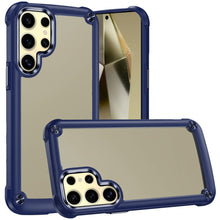 For Samsung Galaxy S24 Case Hybrid Cover w/ Metal Buttons and Raised Camera Lip