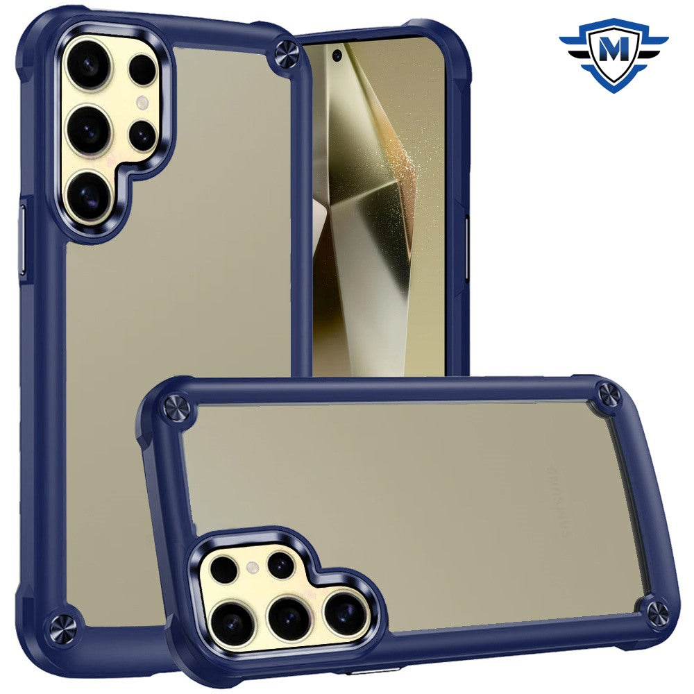 For Samsung Galaxy S24+ Plus Case Hybrid Cover Metal Buttons Raised Camera Lip