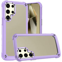 For Samsung Galaxy S24 Case Hybrid Cover w/ Metal Buttons and Raised Camera Lip