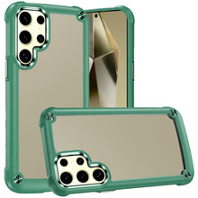 For Samsung Galaxy S24 Case Hybrid Cover w/ Metal Buttons and Raised Camera Lip