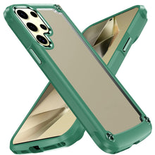 For Samsung Galaxy S24 Case Hybrid Cover w/ Metal Buttons and Raised Camera Lip