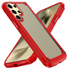 For Samsung Galaxy S24 Case Hybrid Cover w/ Metal Buttons and Raised Camera Lip